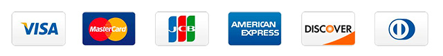 VISA, Master, American Express, Discover, Diners